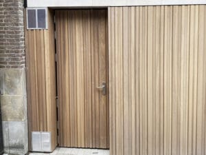 Utisteel Fr branddwerende deur met houten bekleding